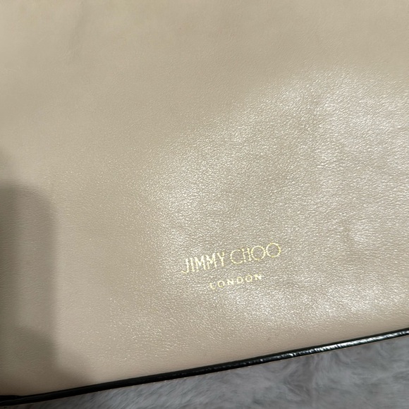 Beige lambskin 💯 Authentic Jimmy Choo purse 👜 - Picture 2 of 4